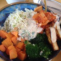 Poke bowl at Harmonie Bowl & Juice in Strasbourg