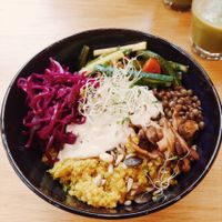 Quinoa Bowl, so delicious! at Harmonie Bowl & Juice in Strasbourg