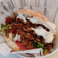 Bocadillo de Pulled "Beef" at Jardin Urbano in Valencia