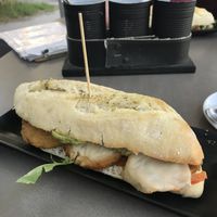 seitan panini  at Jardin Urbano in Valencia