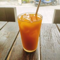 Tumeric drink at Puspa's Warung in Ubud