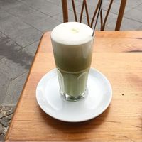 Matcha Latte  at Spluffin Bakery in Berlin