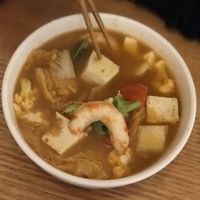 Tom Yum Soup at Loving Hut in West Melbourne