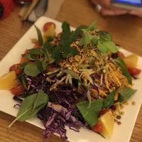 Burmese salad at Loving Hut in West Melbourne