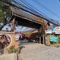 Ouyside at Chiang Mai Vegetarian Society in Chiang Mai