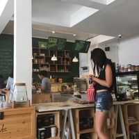 Counter  at Dots Coffee in Koh Phangan