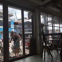  View to the Street at Dots Coffee in Koh Phangan