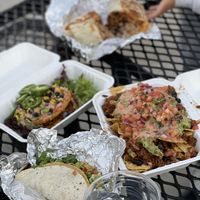 The spread  at Mojos Tacos in St Augustine