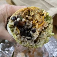 Tempeh burrito  at Mojos Tacos in St Augustine