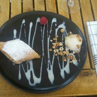 Veganer Apfelstrudel at GUT LEBEN am Morstein in Westhofen
