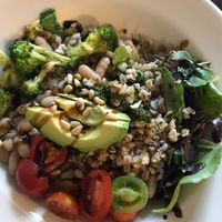 Vegan fabled barley bowl at The Fabled Farmer in Fergus Falls