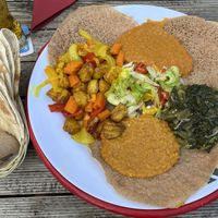 Vegane Platte für 2 at Dromedar in Marburg