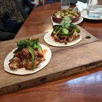 vegan cauliflower tacos  at South Restaurant + Coffeehouse in Anchorage
