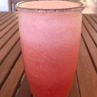 Strawberry lemonade at Capuchino Cafe in La Paz