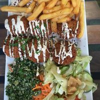 Falafel plate  at Habibi in Strasbourg