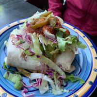 Veganized burrito at Amigos Mexican Grill in Cromwell