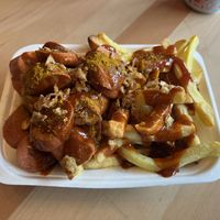Curry Bratwurst   at FacePlant Foods in Edinburgh