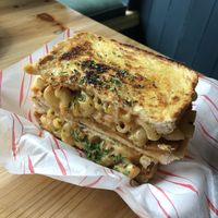 Mac & cheese toastie  at FacePlant Foods in Edinburgh