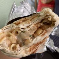 Buffalo chicken mac burrito special  at FacePlant Foods in Edinburgh