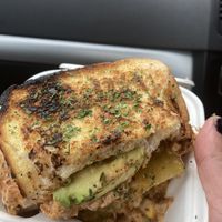 I think this is a tuna melt which is my fave toastie!  at FacePlant Foods in Edinburgh