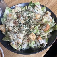 They’re not mailing it in. There’s just an extra level of love in this Chik’n Caesar  at FacePlant Foods in Edinburgh