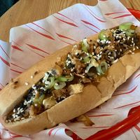 Katsu hotdawg   at FacePlant Foods in Edinburgh
