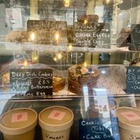 Sweet treats at the counter   at FacePlant Foods in Edinburgh