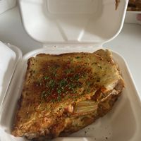 Kimcheese toastie   at FacePlant Foods in Edinburgh