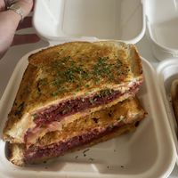 Reuben toastie  at FacePlant Foods in Edinburgh