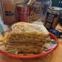 Mac and cheeze grilled toastie    at FacePlant Foods in Edinburgh