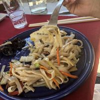 The vegan main course  at La Baie d'Halong in Roscoff
