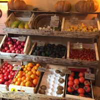 Fruit and veg  at Crudi in Barcelona
