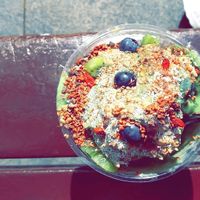 yummy green bowl  at Crudi in Barcelona