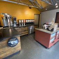 Coffee station  at Corner Store in Orleans