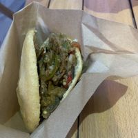 “Sausage” gf and vegan  at Anchoita del Pana in Malaga