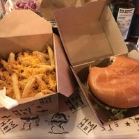 Very tasty burger  at Half Man Half Burger in Hastings