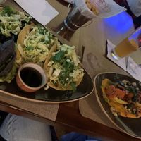 Delicata squash and Soyrizo tacos   at Avalon Grille in Santa Catalina Island