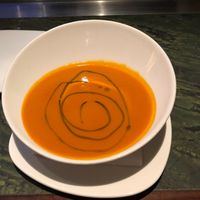 Tomato soup  at Avalon Grille in Santa Catalina Island
