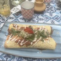 Enchiladas with tempeh   at Nishta in Dubrovnik