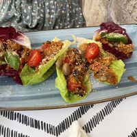 Lettuce wrap  at Nishta in Dubrovnik