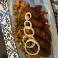cevapcici and sweet potatoes  at Nishta in Dubrovnik