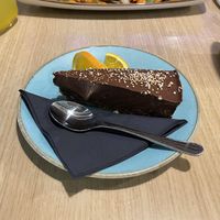 Banana-chocolate raw cake   at Nishta in Dubrovnik