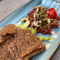 Beetroot tartar at Nishta in Dubrovnik