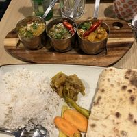 Curry platter   at Nishta in Dubrovnik