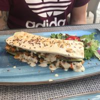 Raw lasagna was okay at Nishta in Dubrovnik