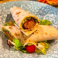 Falafel Wrap  at Nishta in Dubrovnik