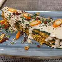 zucchini lasagna   at Nishta in Dubrovnik