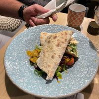 Main course : Falafel wrap at Nishta in Dubrovnik