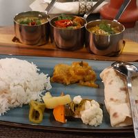 Curry platter - simply delicious and deliciously simple at Nishta in Dubrovnik