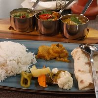 Curry platter - simply delicious and deliciously simple at Nishta in Dubrovnik